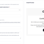 SMS‑email double opt‑in flows