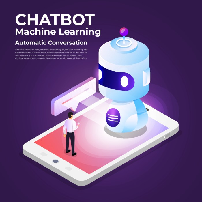 Friendly AI Chatbot Robot character waving, simple 3D blue background ...